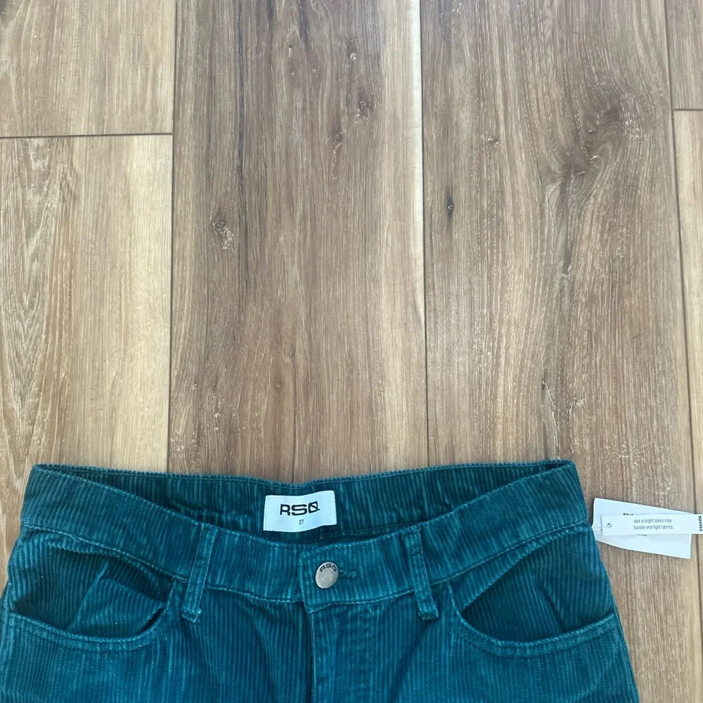 RSQ womens cord Cargo Pants size 27 NWT